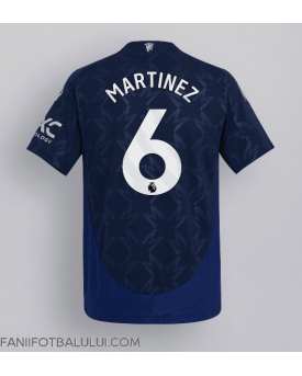 Manchester United Lisandro Martinez #6 Tricou Fotbal Replică 2024-25 Barbati Deplasare